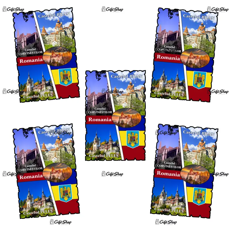 Castele romania, magnet frigider mgs177